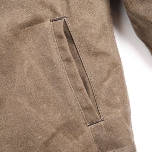 laydown detail image of RJ-2 Waxed Canvas Jacket