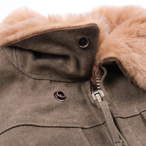 laydown detail image of RJ-2 Waxed Canvas Jacket