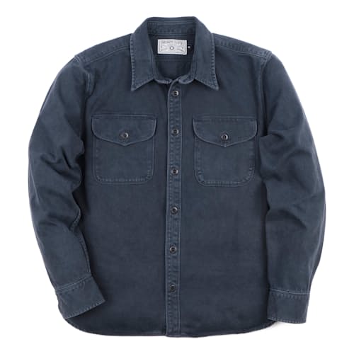 laydown image of Japanese Twill Utility Shirt
