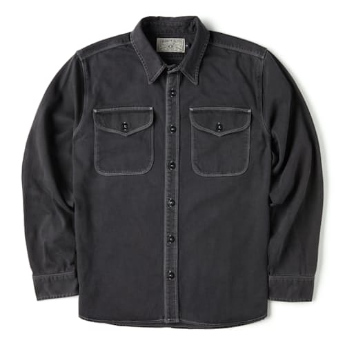 laydown image of Japanese Twill Utility Shirt