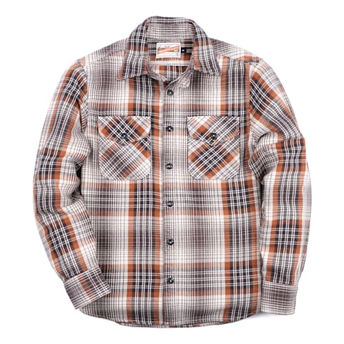 laydown image of Wells Japanese Woven Plaid Shirt