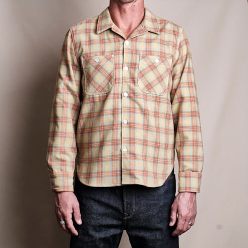 on model image of Dayton Long Sleeve Shirt