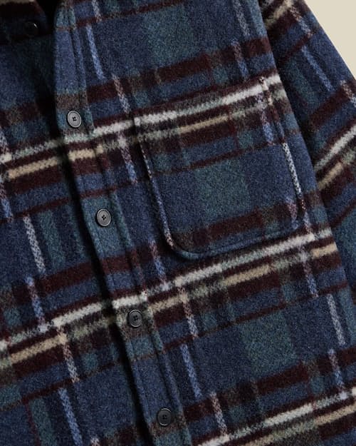 laydown detail image of Virgo Wool Long Sleeve Shirt