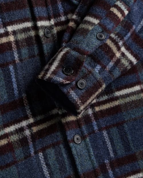 laydown detail image of Virgo Wool Long Sleeve Shirt