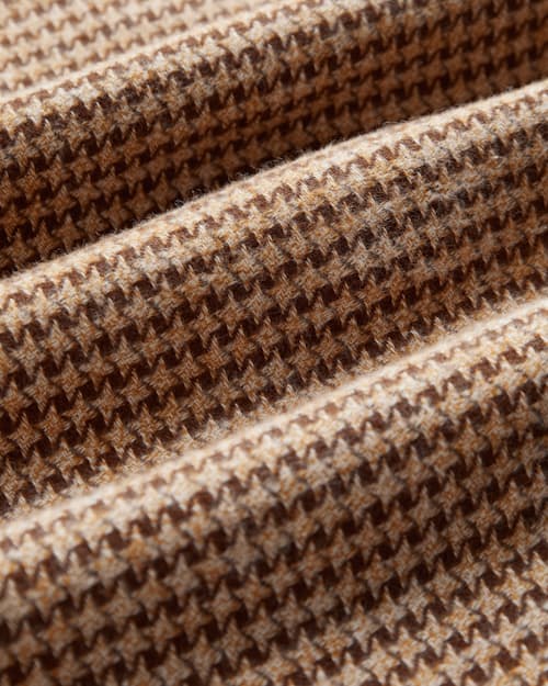 laydown detail image of Abstract Pie Poule Flannel Shirt