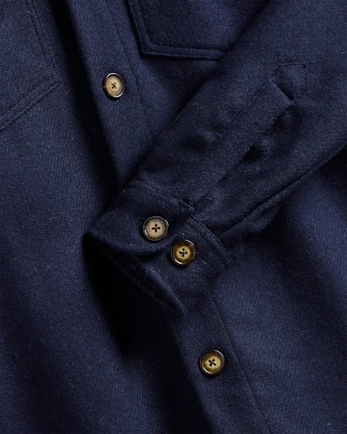 laydown detail image of Wool Field Overshirt