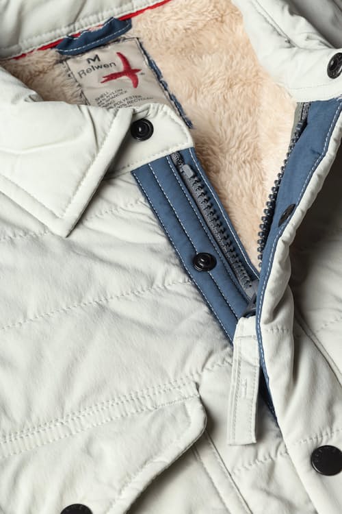 laydown detail image of Quilted Superfleece Jacket - Exclusive