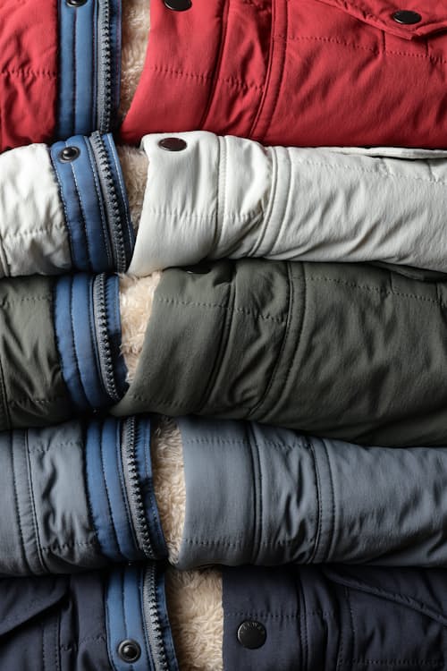 laydown detail image of Quilted Superfleece Jacket - Exclusive