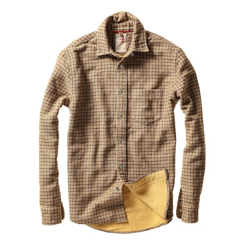 laydown image of Chamois Lined Flannel Shirt