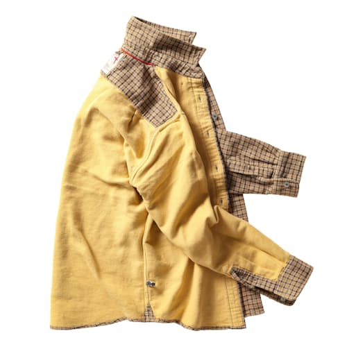 laydown image of Chamois Lined Flannel Shirt