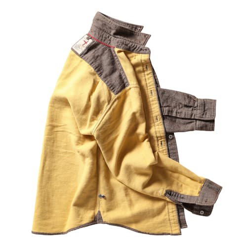 laydown image of Chamois Lined Flannel Shirt