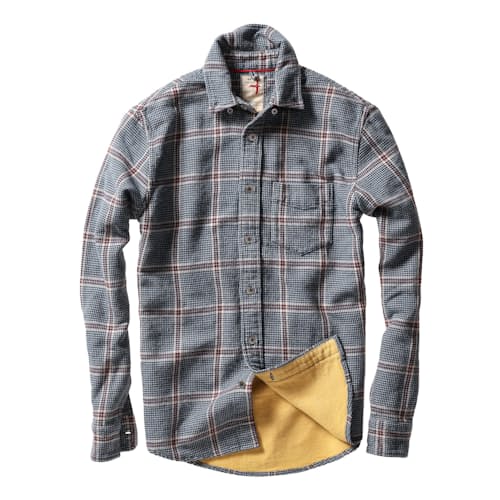 laydown image of Chamois Lined Flannel Shirt
