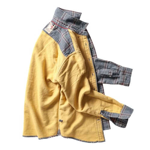 laydown image of Chamois Lined Flannel Shirt