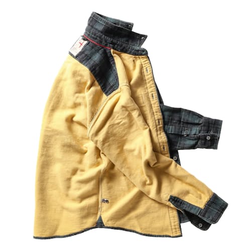 laydown image of Chamois Lined Flannel Shirt