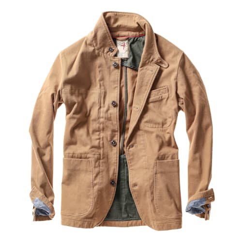 laydown image of Moleskin Trap Blazer