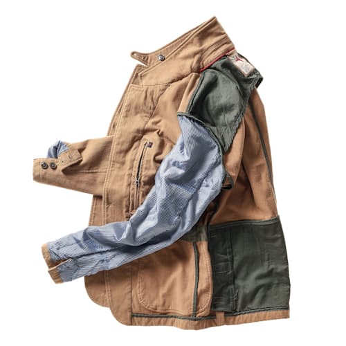 laydown image of Moleskin Trap Blazer