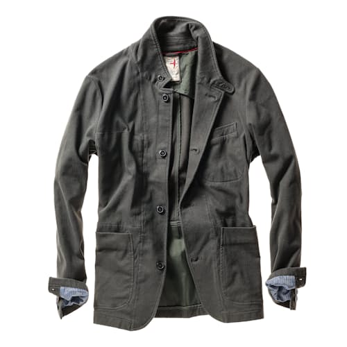 laydown image of Moleskin Trap Blazer