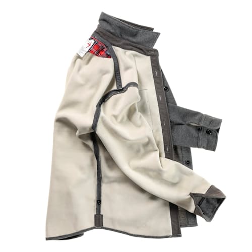 laydown image of Pique Fleece Workshirt