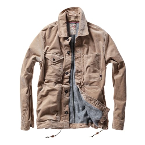 laydown image of Pile-Lined Chore Coat