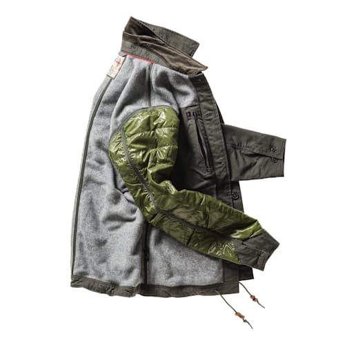 laydown image of Pile-Lined Chore Coat