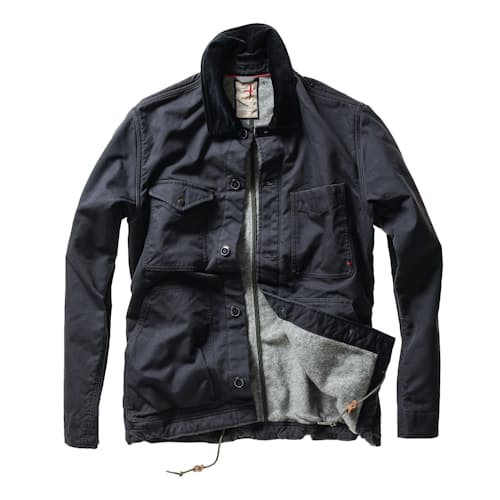 laydown image of Pile-Lined Chore Coat