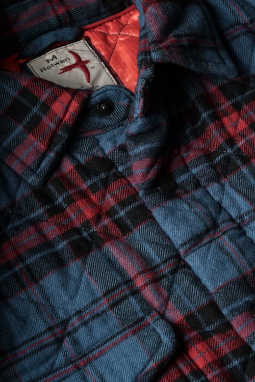 lifestyle image of Quilted Flannel Shirt Jacket