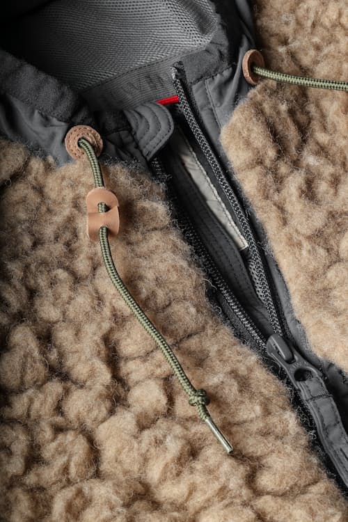 laydown detail image of Abominable Hood Jacket