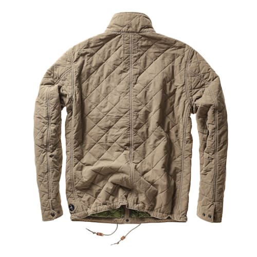 laydown image of Quilted Insulated Tanker Jacket