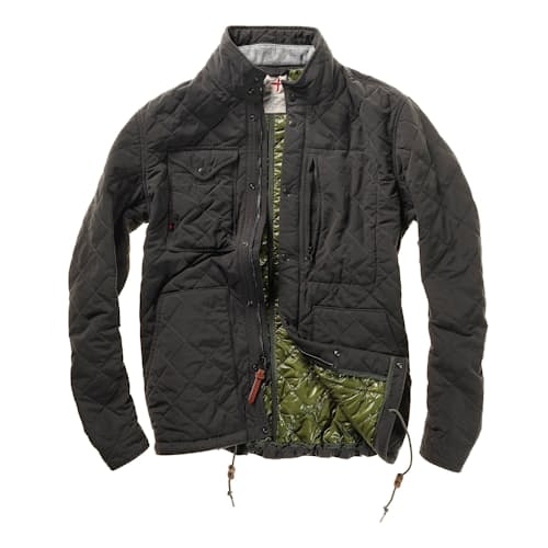 laydown image of Quilted Insulated Tanker Jacket