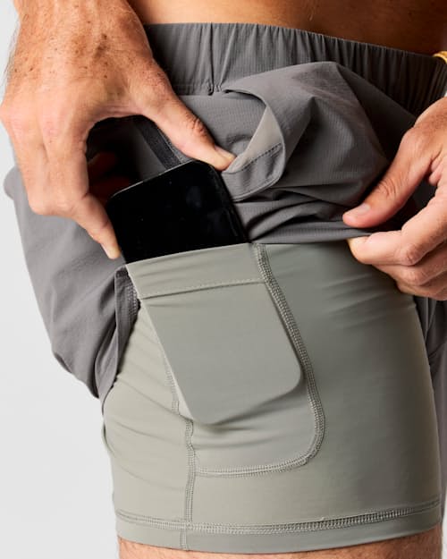 on model image of Sevens Sport Short Lined - 5"