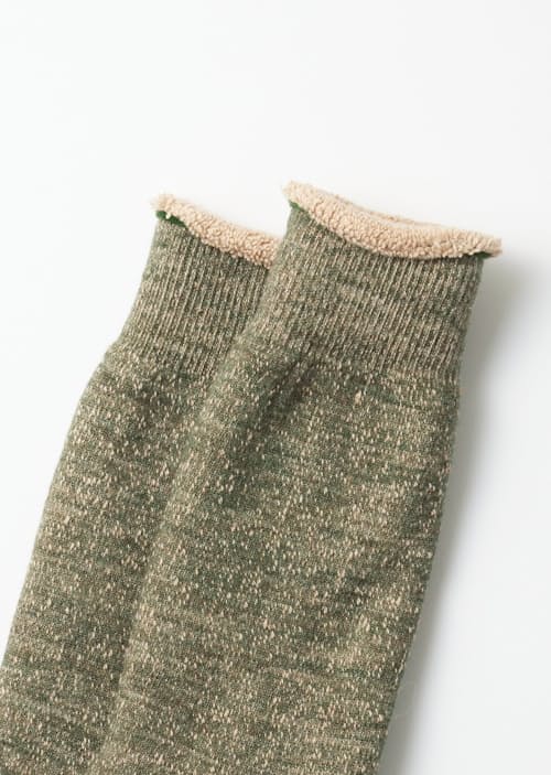 laydown detail image of Double Face Crew Socks