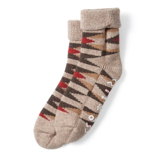 laydown image of Merino Lambs Wool Room Socks