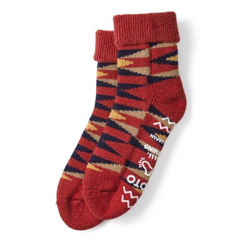 laydown image of Merino Lambs Wool Room Socks