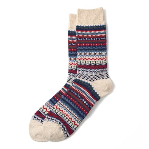 laydown image of Nordic Pattern Socks