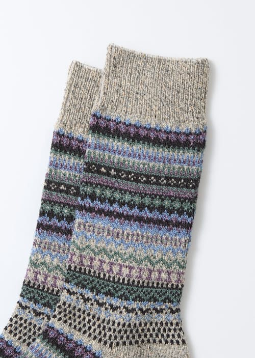laydown detail image of Nordic Pattern Socks