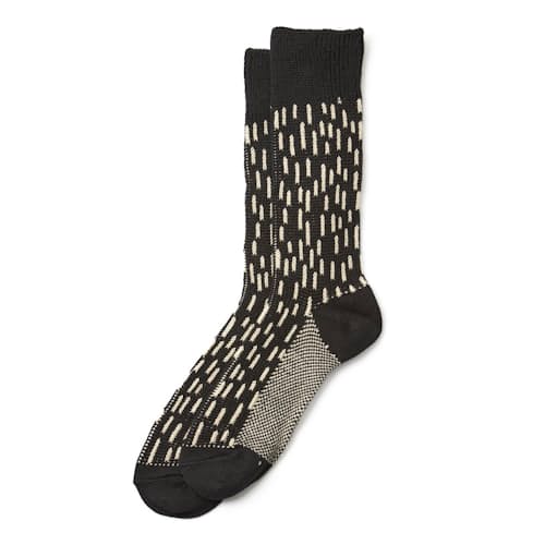 laydown image of Rain Drop Crew Socks