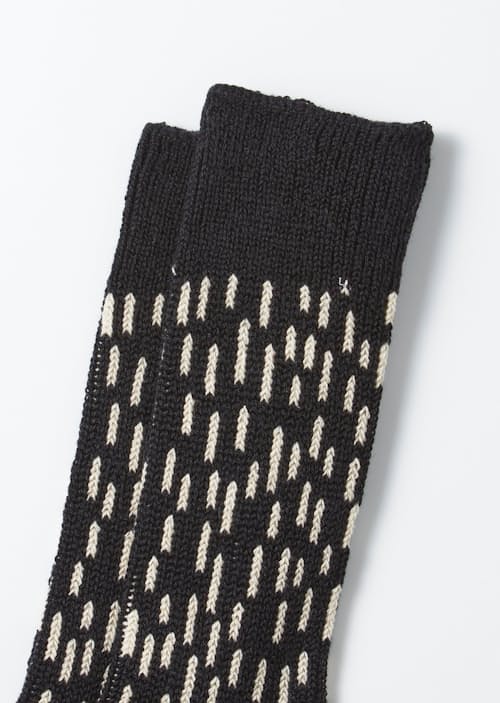 laydown detail image of Rain Drop Crew Socks