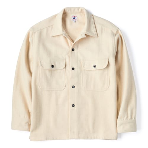 laydown image of Wool Over Shirt