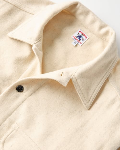 laydown detail image of Wool Over Shirt