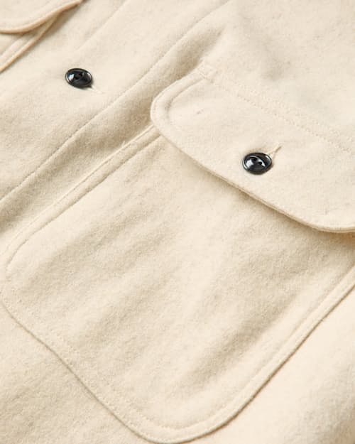 laydown detail image of Wool Over Shirt