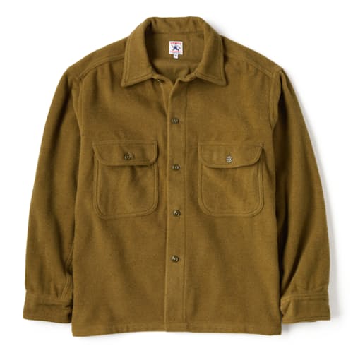 laydown image of Wool Over Shirt