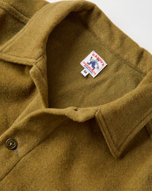laydown detail image of Wool Over Shirt