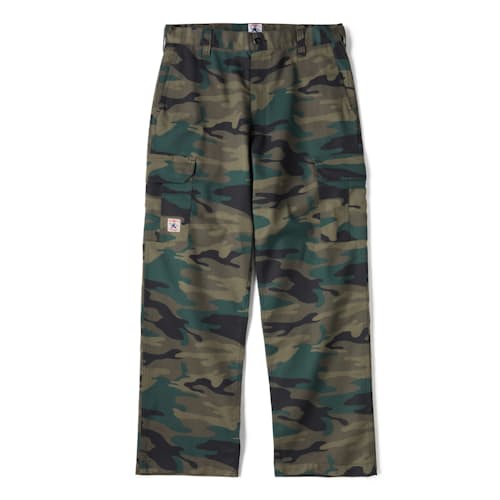 laydown image of Utility Cotton Twill Cargo Pant