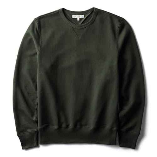 laydown image of Loopback Fleece Crewneck