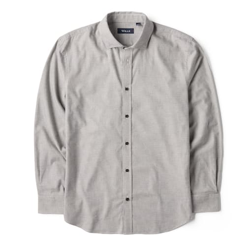 laydown image of Brushed Woven Dress Shirt