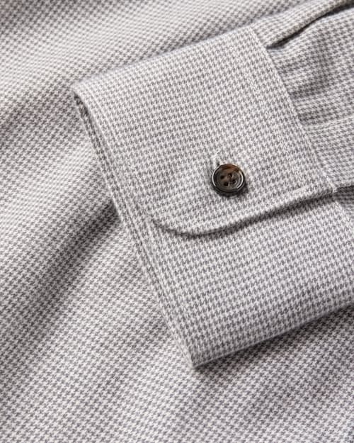 laydown detail image of Brushed Woven Dress Shirt
