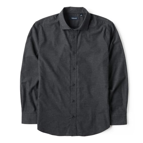 laydown image of Brushed Woven Dress Shirt