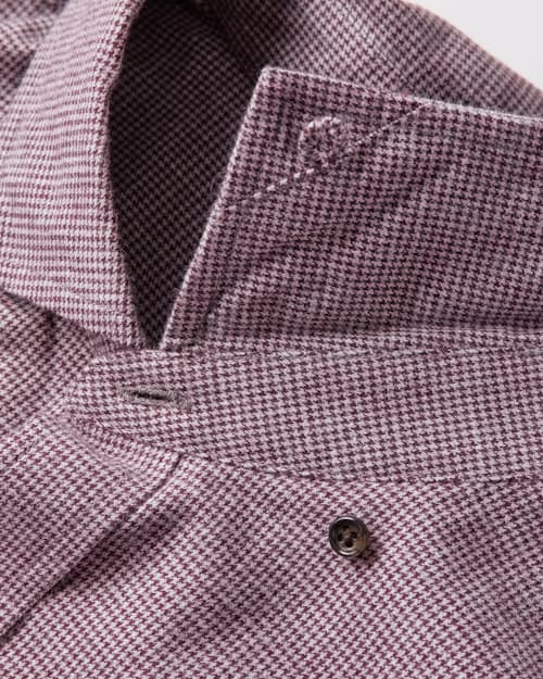 laydown detail image of Brushed Woven Dress Shirt