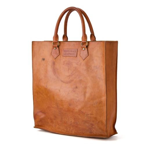 laydown image of Vintage 1990s Elderman Leather Bag