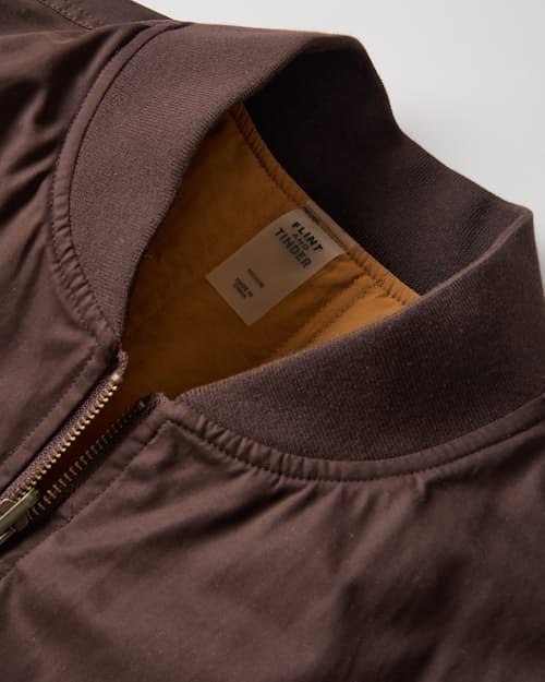 laydown detail image of Reversible Quilted Bomber